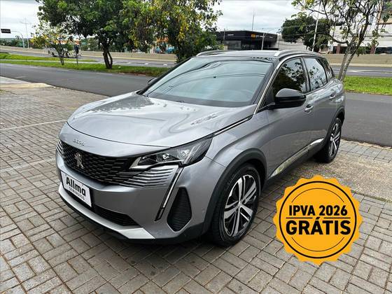 PEUGEOT 3008 1.6 16V THP GASOLINA GRIFFE AUTOMÁTICO PEUGEOT 3008 1.6 16V THP GASOLINA GRIFFE AUTOMÁTICO